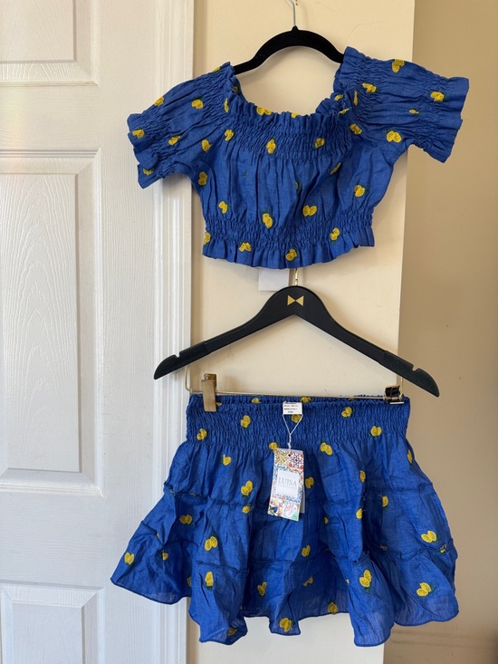 Luisa Positano Dresses & Skirts - Luisa positano lemon top and skirt set